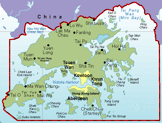 east asia map hong kong. Hong Kong is renowned city in